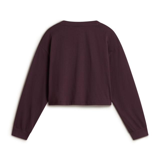 LIL BEAR RELAX CROP LS TEE